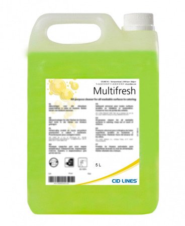 Cid Lines MULTIFRESH 5L Profesjonalny uniwersalny płyn do mycia podłogi blatów Miły Przyjemny zapach